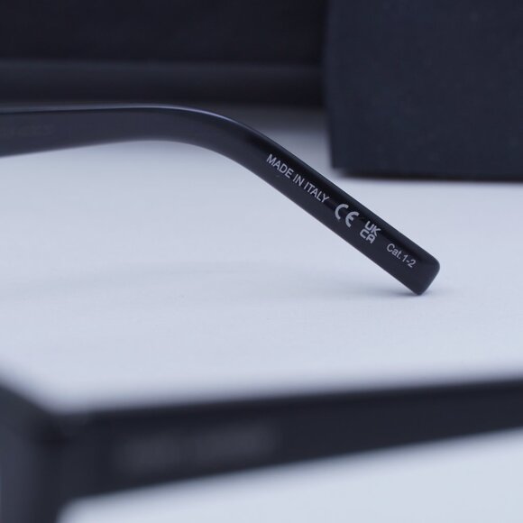 Saint Laurent SL276 MICA 025 Cat Eye Sunglasses - Black/Clear - Picture 11 of 12